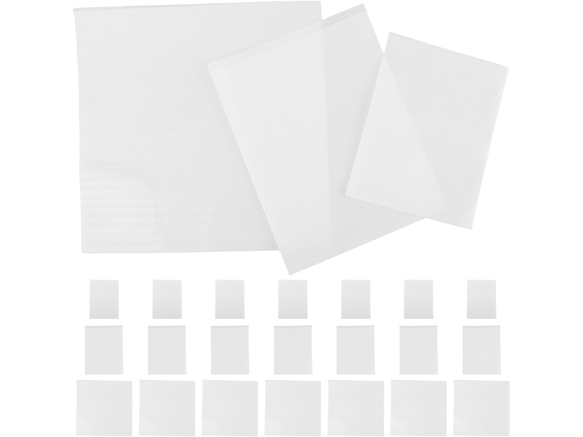 Pacote com 60 Topbathy Unidades de Espuma Perolada para Embalagem, 1 Mm Espessura, Acolchoada, Ideal Proteger