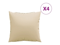 Sofa Cushion, Sofa Cushions Vidaxl Bege Tecido (50 X 50 Cm)