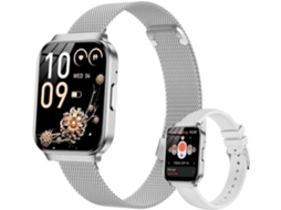 Cd06 Smartwatch Para Mulher 1,75 Polegadas, Monitorização Do Sono, Resistência À Água Ip68 Duas Pulseiras