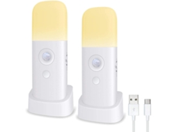 Luz Noturna com Sensor de Movimento, Recarregável, Portátil BRILVIBERA