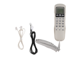 Aetheria telefone Kx t888cid com Display de Identificação de Chamadas para Lar e Escritório Branco (linha Telefônica Uk)