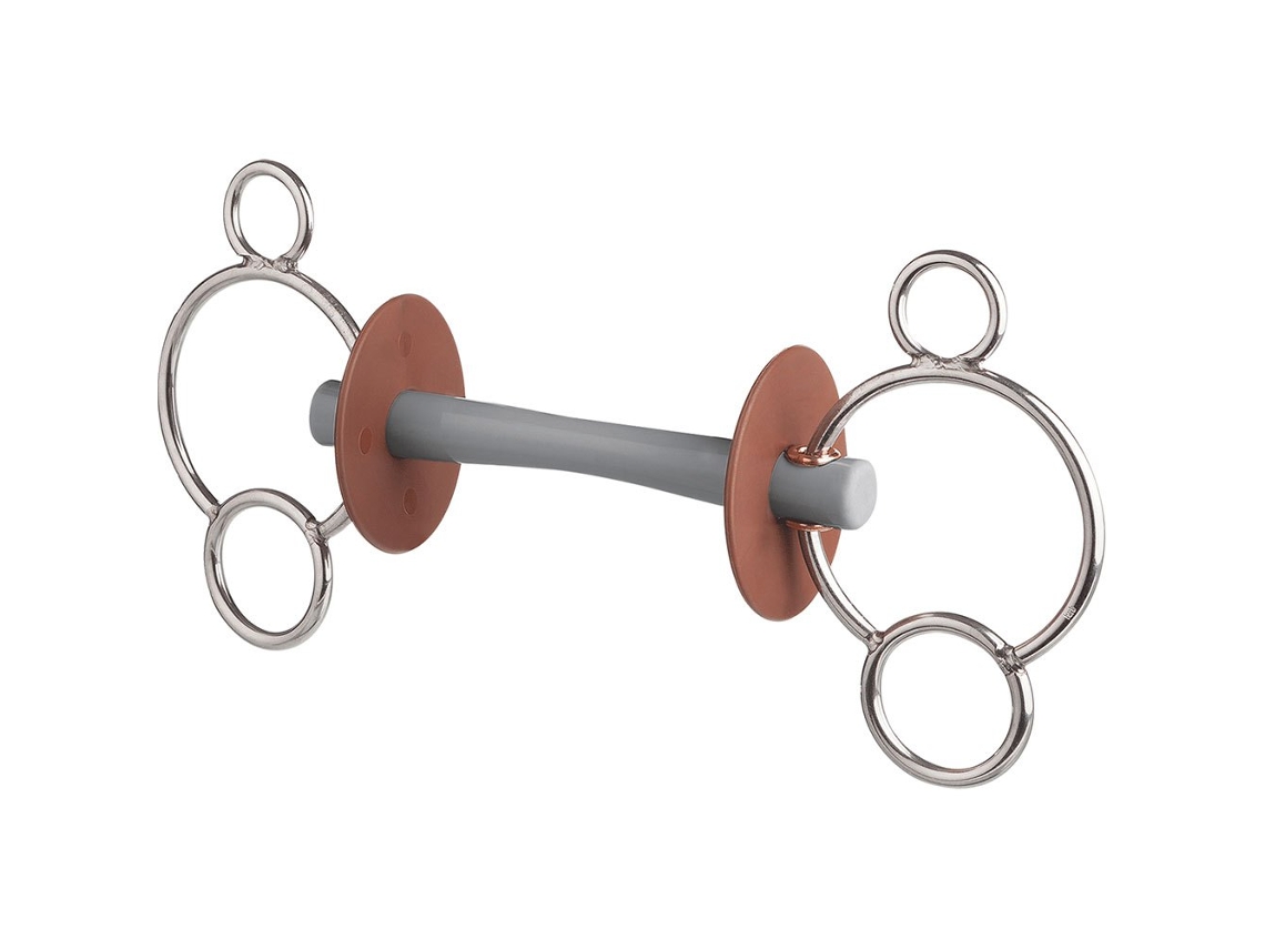 Snaffle Suave 3 Comfort Prateado 130 Mmberis