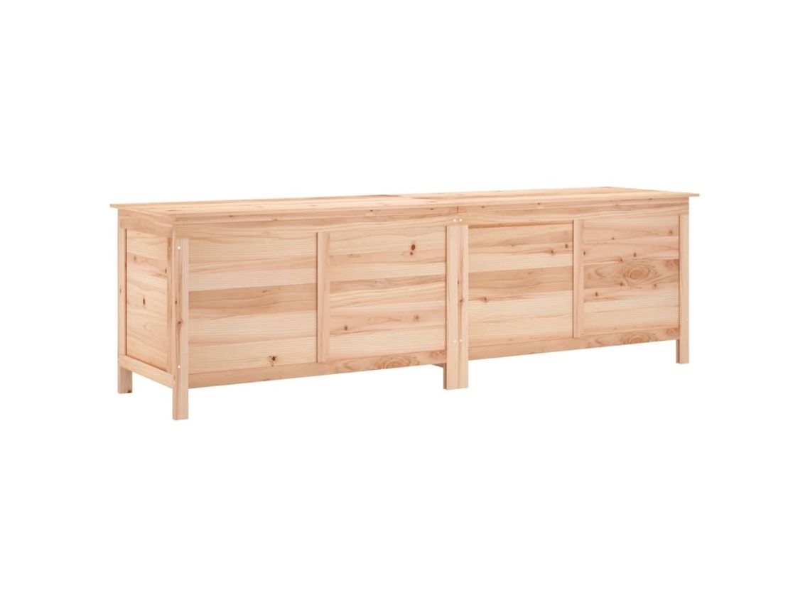 Garden Storage Box, Garden Storage Boxes Vidaxl Marrom Madeira Processada (198.5 X 50 X 56.5 Cm)