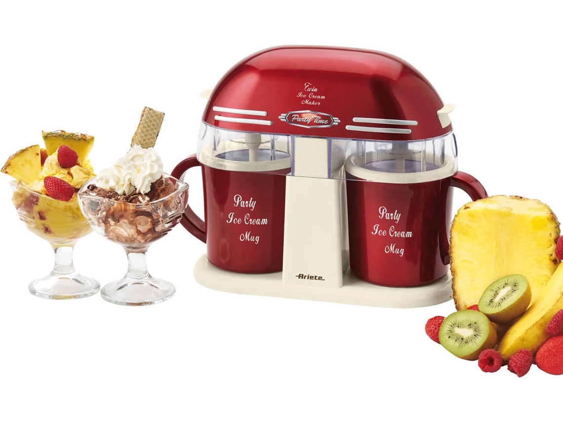 Máquina de Gelados ARIETE Double Ice Cream 631 (Preparação: 20/30min)
