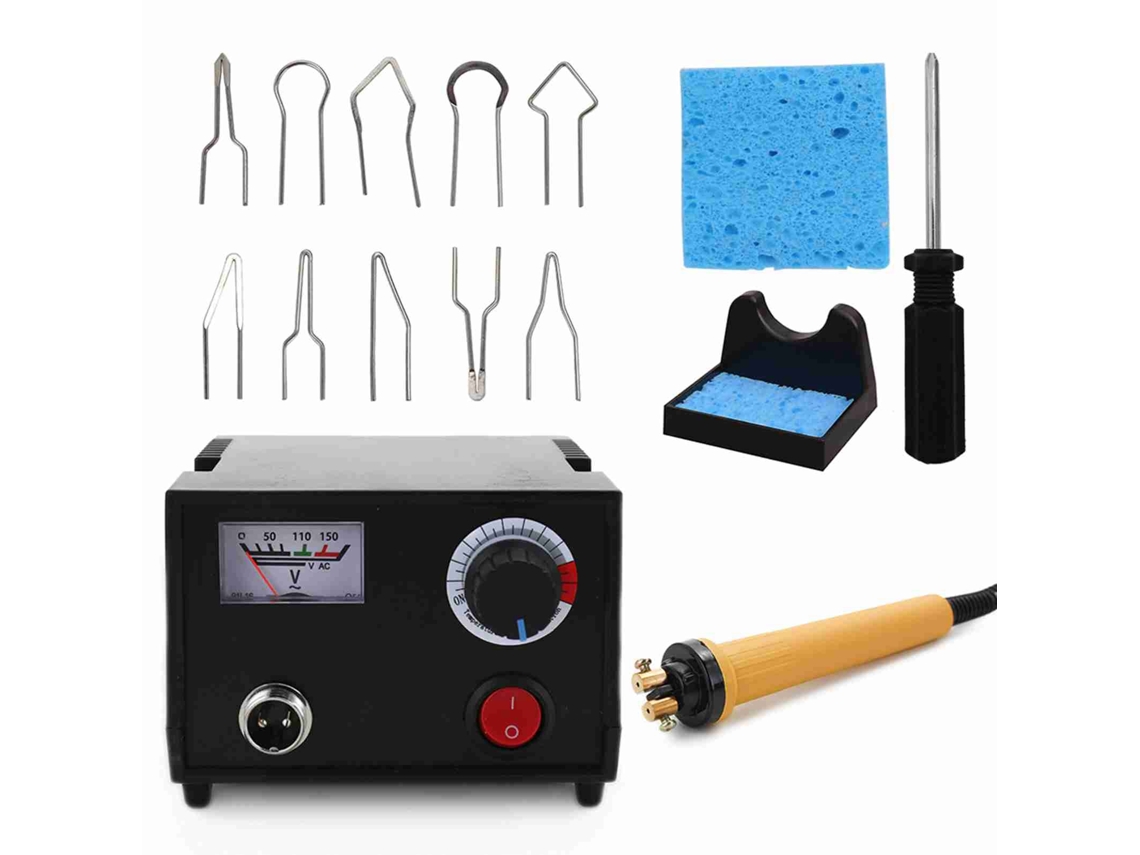 Máquina de pirografia com temperatura ajustável, caneta pirogravadora com 10 pontas de arame para madeira, couro e cabaça.