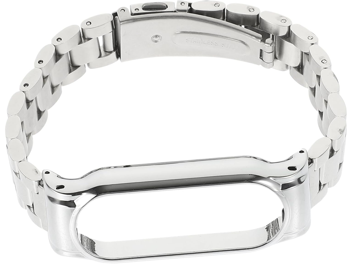 Pulseira Inoxidável Compatível Fácil Instalar Aço Mi Band GOKOCO