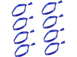 Conjunto Gadpiparty com 20 pulseiras de tecido para eventos, pulseiras de poliéster confortáveis e duráveis para festivais.