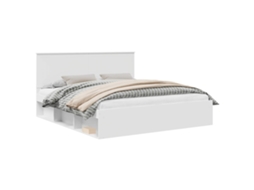 Estrutura da Cama com Cabeceira Branco 180 X 200 Cm MAISON EXCLUSIVE