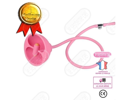 LSC® Suprimentos Adulto Manual Ventosa A Vácuo Massageador de Mama Vibratório Feminino LE SEPTIÈME CIEL