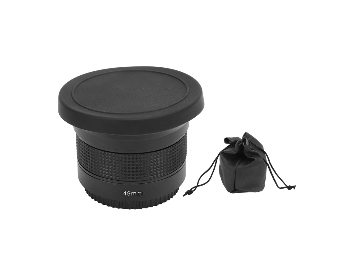 Fisheye Lens 0.35x Super Wide Angle Panoramic Macro 2 In 1 Detachable Lens Af Ir Compatible 49mm / 1.93in LAXISCREED