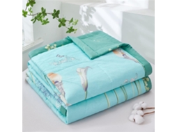 Colcha Acolchoada Fansu Capa de Cama Manta para Ar Condicionado Edredom Conjunto 100% Algodão Sofá com Estampa