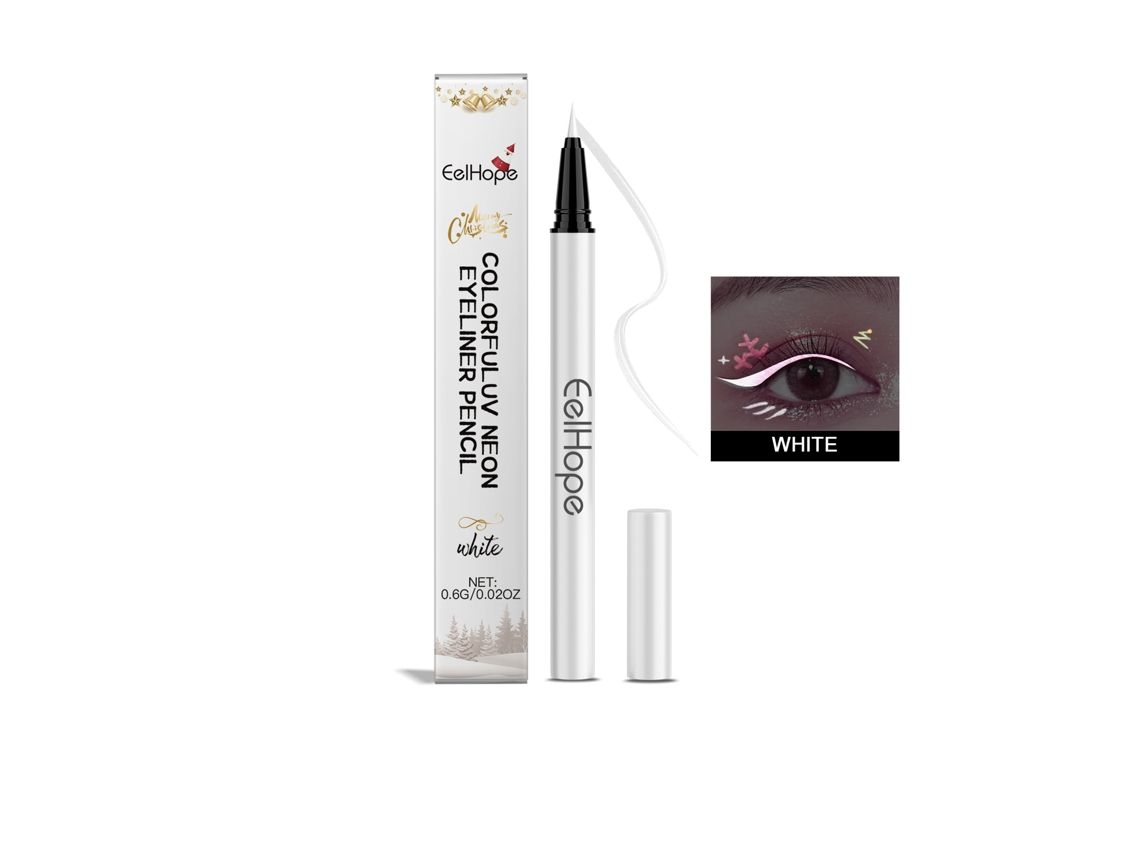 Linha Olhos Liquida Neon Uv Branca Natal