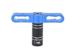 Mali chave de Hexágono de Roda 17mm para Carros Rc 1/8 1/10 1/12 Traxxas Axial Arrma Hsp Redcat Ecx Hpi Azul
