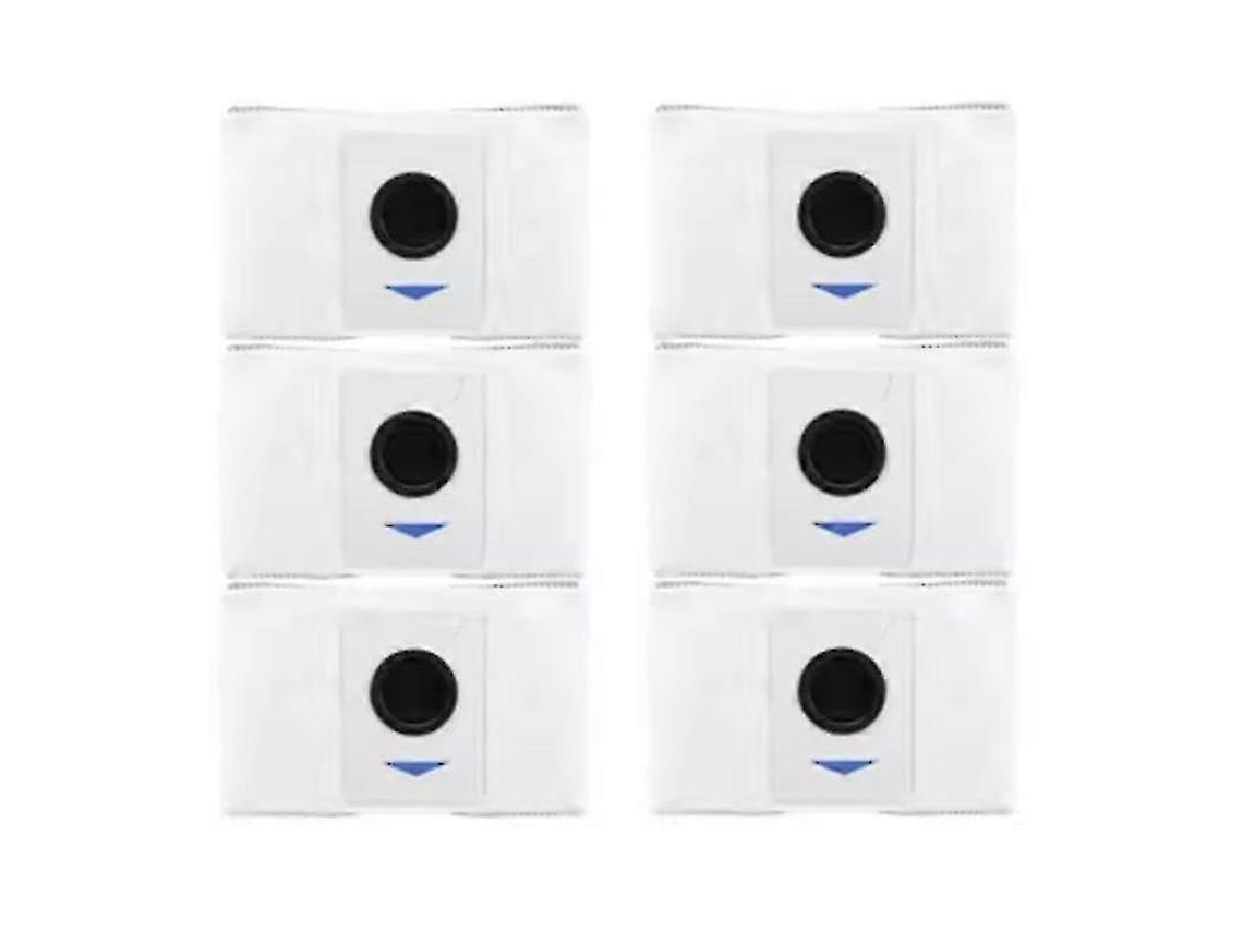 Conjunto De 6 Sacos Pó Para Aspirador Robô Deebot T20/t20max/t20pro/x1 Omni/t10 Omni/turbo . Tuotuo (substituição)