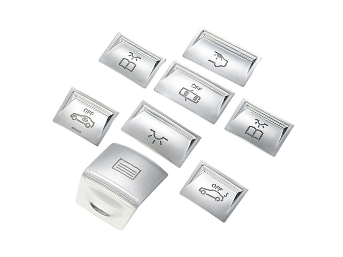 Adesivos De Acabamento Para Os Botões Da Luz De Leitura Da Cobertura Do Teto Solar Do Carro Ce Classe X204 W204 W212_yua