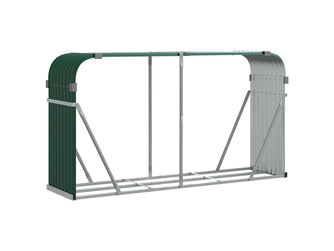 Log Holder, Log Holders Vidaxl Verde Aço (234 X 45 X 100 Cm)