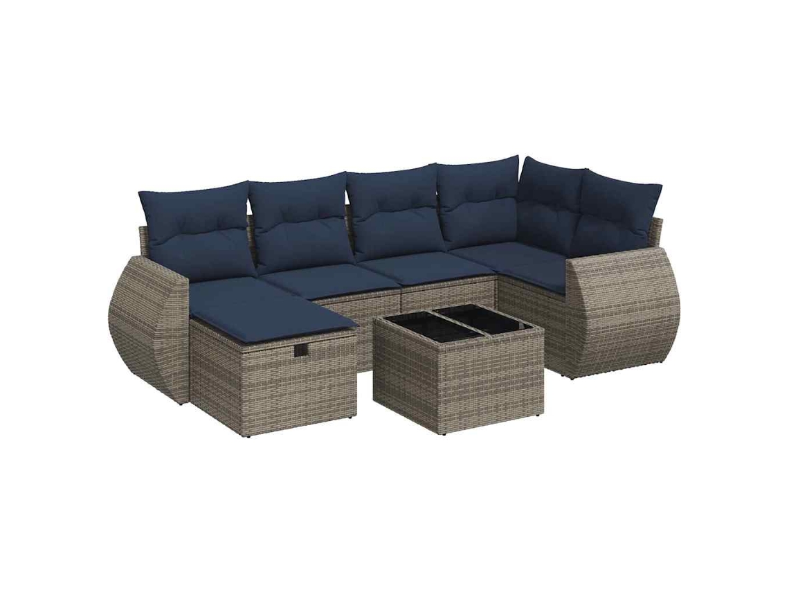 Garden Sofa Set, Garden Sofa Sets Vidaxl Cinzeto Rattan / Vime (n/a)