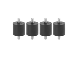 4pés Amortecedor De Borracha Ar Compressor M6