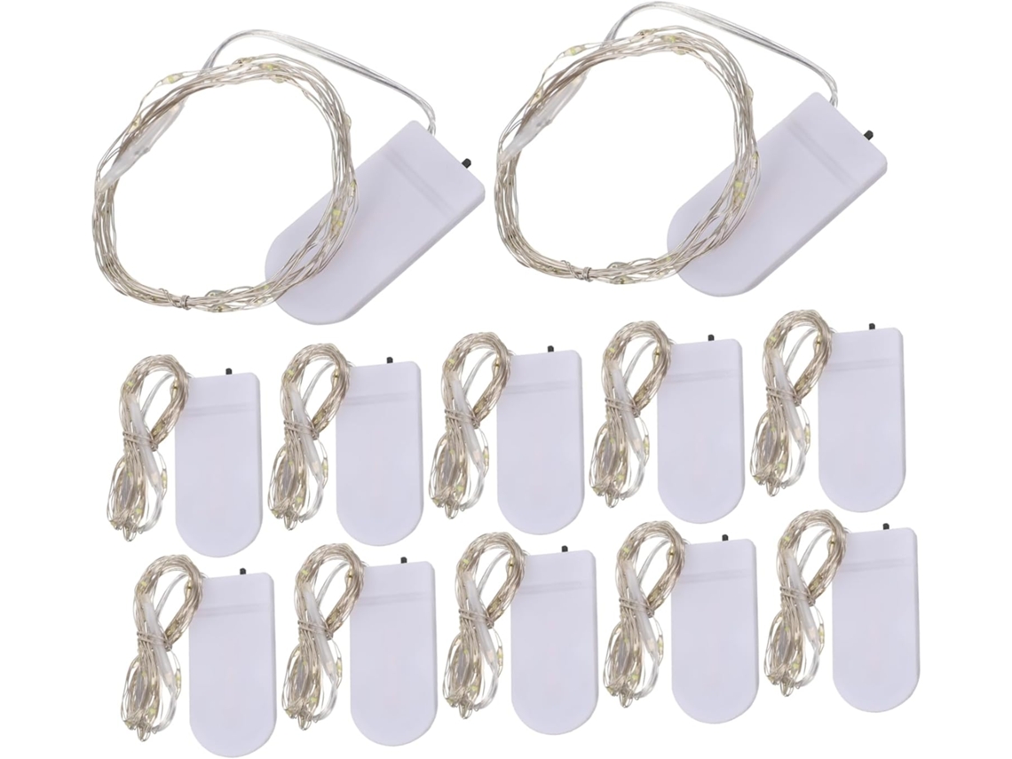 Conjunto De 12 Luzes Decorativas De Led Flexíveis Para Casamentos E Festas. Gokoco
