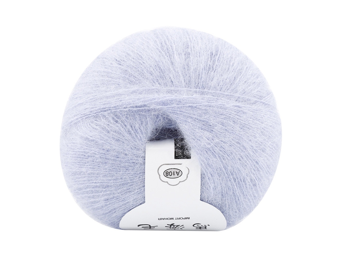Fio De Mohair Para Tricô E Croché 7 Cm, 2,8 Polegadas, 28 G Macio Para Tricô Manual, Croché, Mantas E Cachecóis Elysve