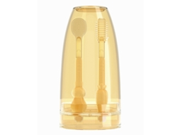 Conjunto de Escova Dental LAXISCREED para Bebê com Caixa de Armazenamento Pp