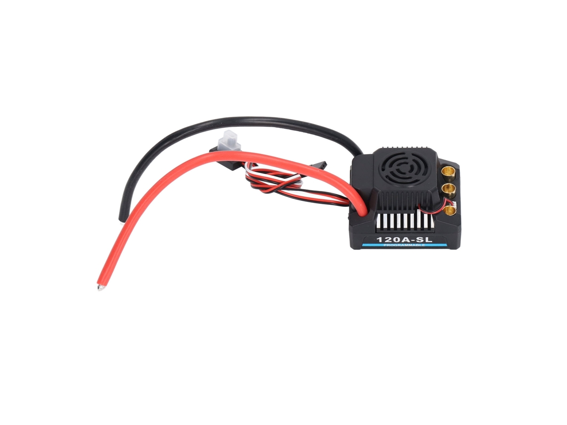 Mali controlador de Velocidade Elétrica Sem Escova 120a Programável À Prova D'água para Carro Rc 1/8 Profissional