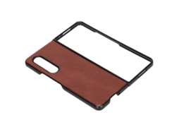 Capa de Couro para Samsung Galaxy Z Fold 3 com Proteção Antichoque EOOCOO