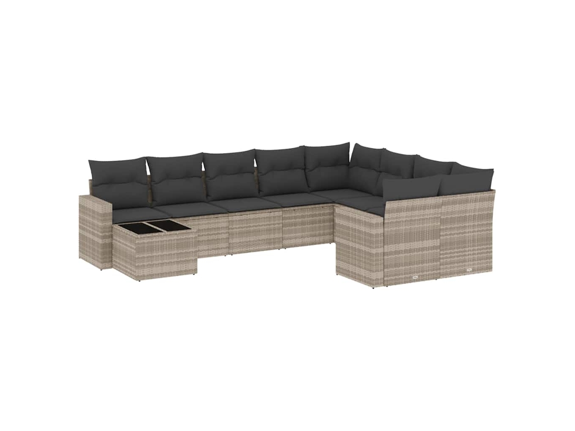 Garden Sofa Set, Garden Sofa Sets Vidaxl Cinzeto Rattan / Vime (n/a)