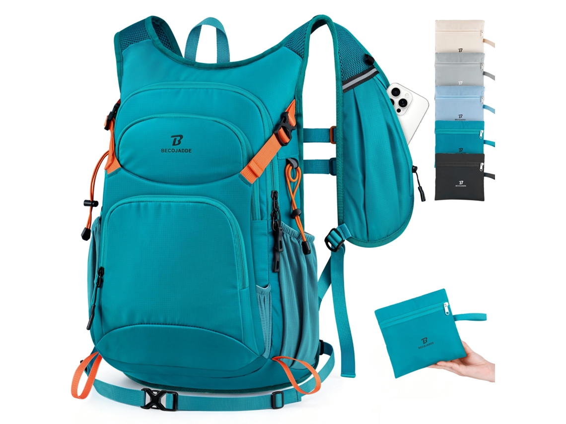 Mochila De Caminhada De 20 Litros, Leve, Para Viagens, Resistente À Água, Ideal Para O Dia A Dia, Cabe Capacete De Bicicleta