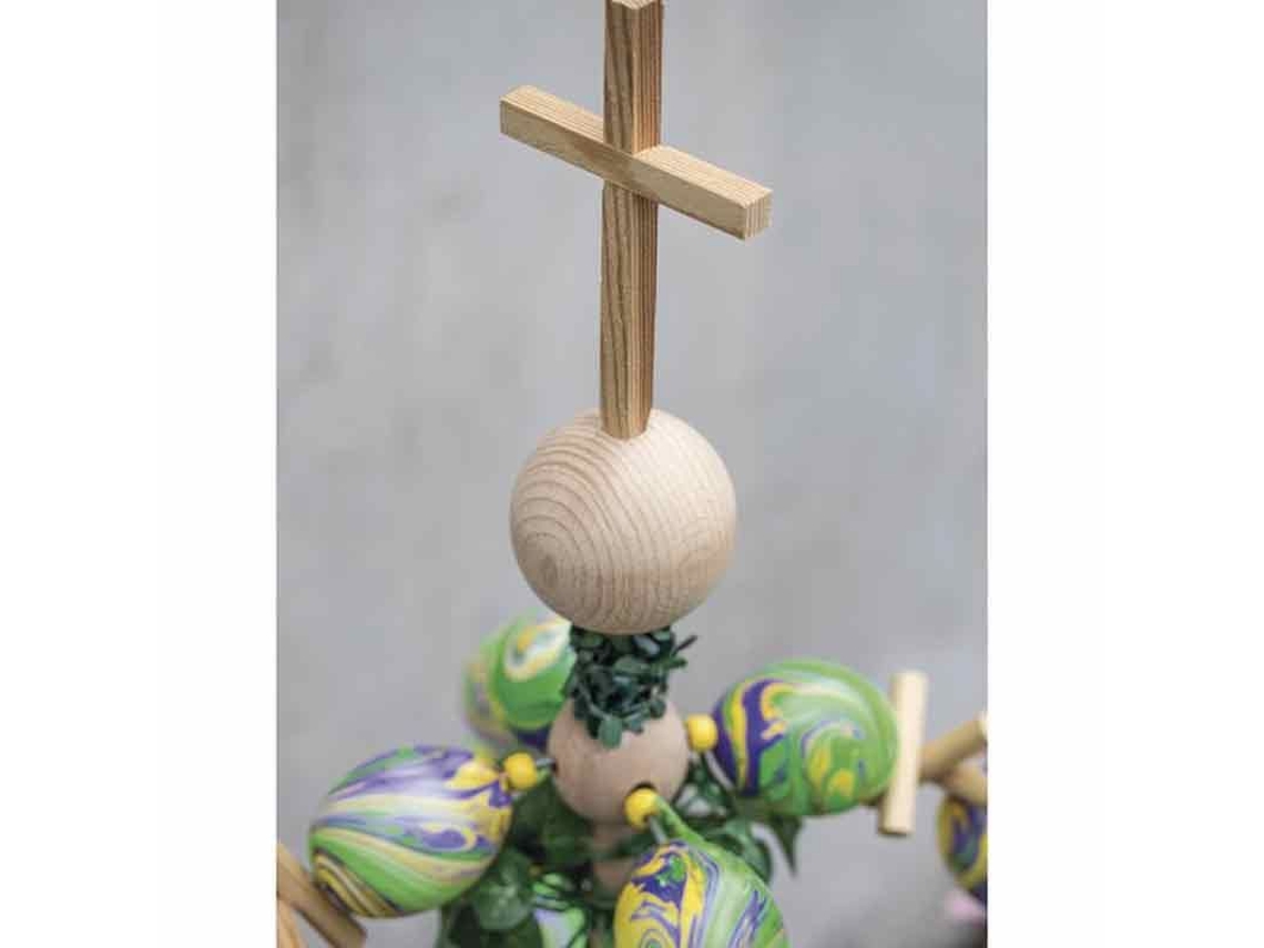 Ponta decorativa para árvore decorativa 22,5 cm Rayher