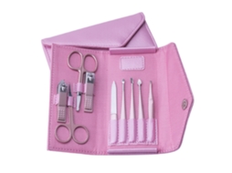 Lurelia Kit De Manicure E Pedicure, Para Unhas Grossas, Com Estojo, Cor Rosa, Para Cuidados Pessoais