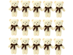 Conjunto De 15 Miniaturas Ursinhos Pelúcia - Lindos Pingentes Para