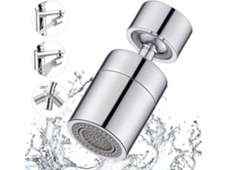 Aerador de Grifo Giratorio 360 Grados, 2 Modos Ajustables, Filtro de Grifo para Cocina Y Baño Con Adaptador