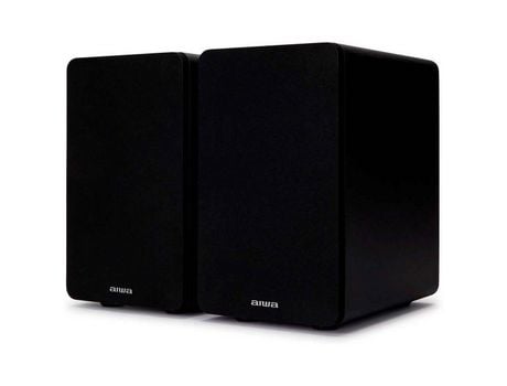 Alto-Falantes de Estante Hifi Pretos / Passivos Sp-A100 AIWA
