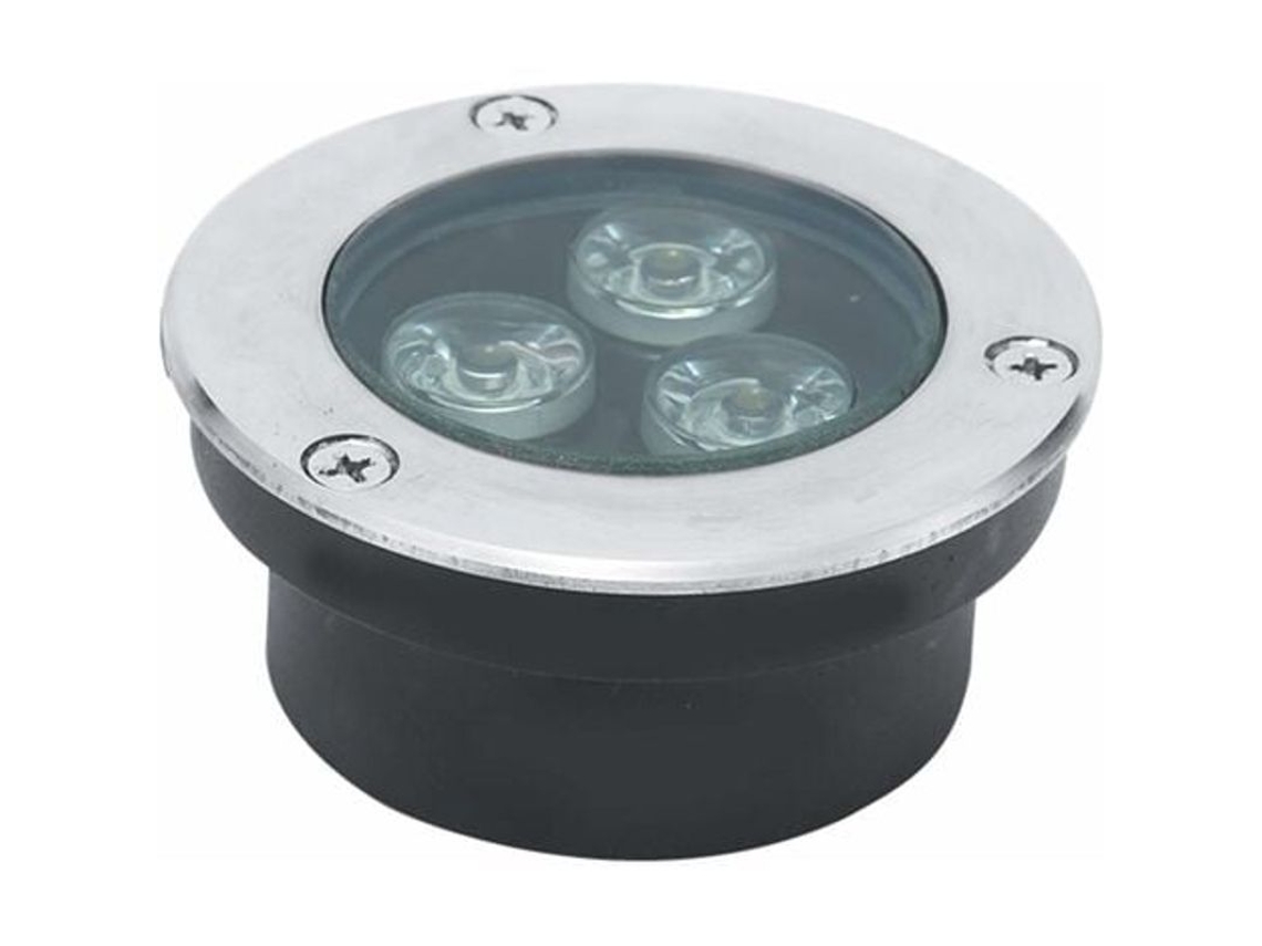luz de Spot Led Recessada Slim 3w Ip68 para Piscina Jardim Branca