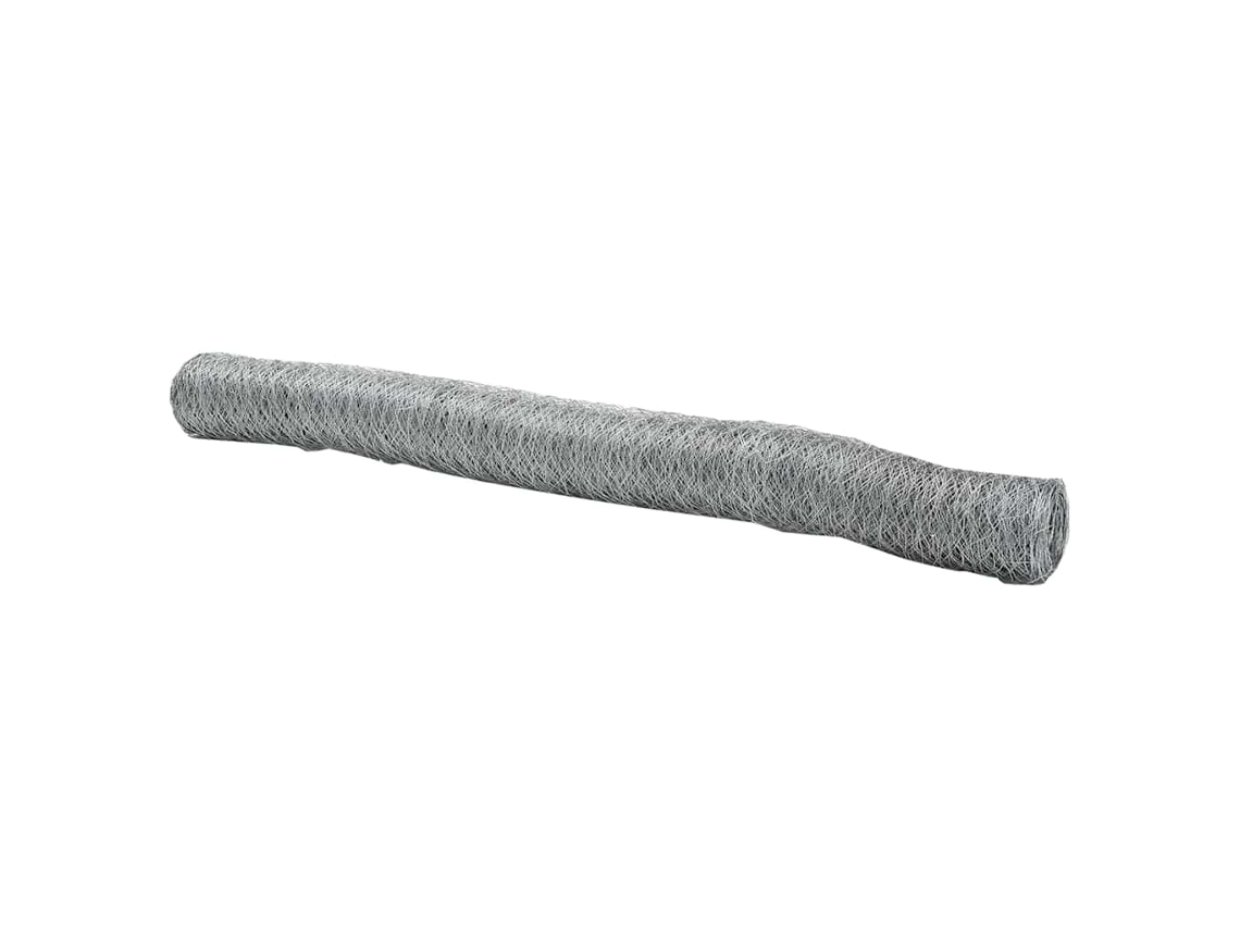 Cerca Hexagonal Prateado 1,2 X 50 M Aço Galvanizado