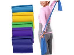 Faixa Elástica De Resistência Para Ioga E Pilates, Ideal Exercícios Alongamento Flexibilidade, Treino Corpo