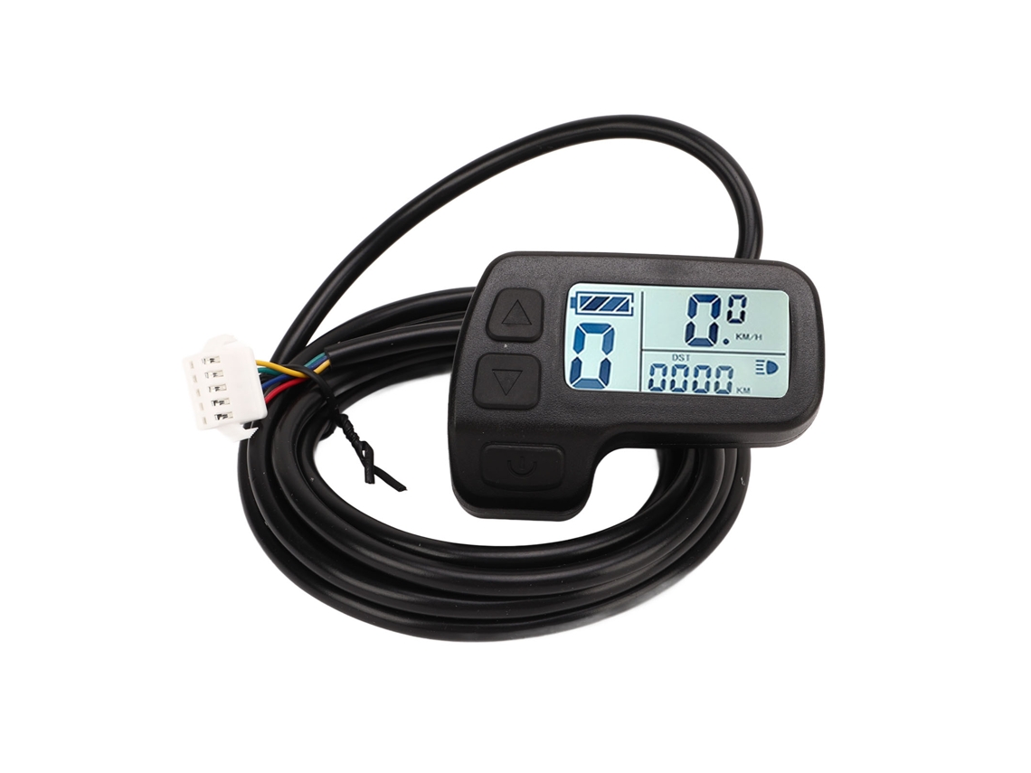 Tela LCD Universal para Bicicleta Elétrica 24V 36V 48V S/MARCA