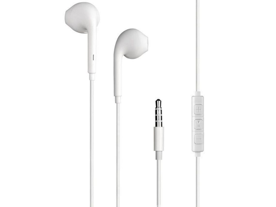 Entrada para Fone de Ouvido 3,5 Mm 70% Plástico Reciclado Branco Bigben