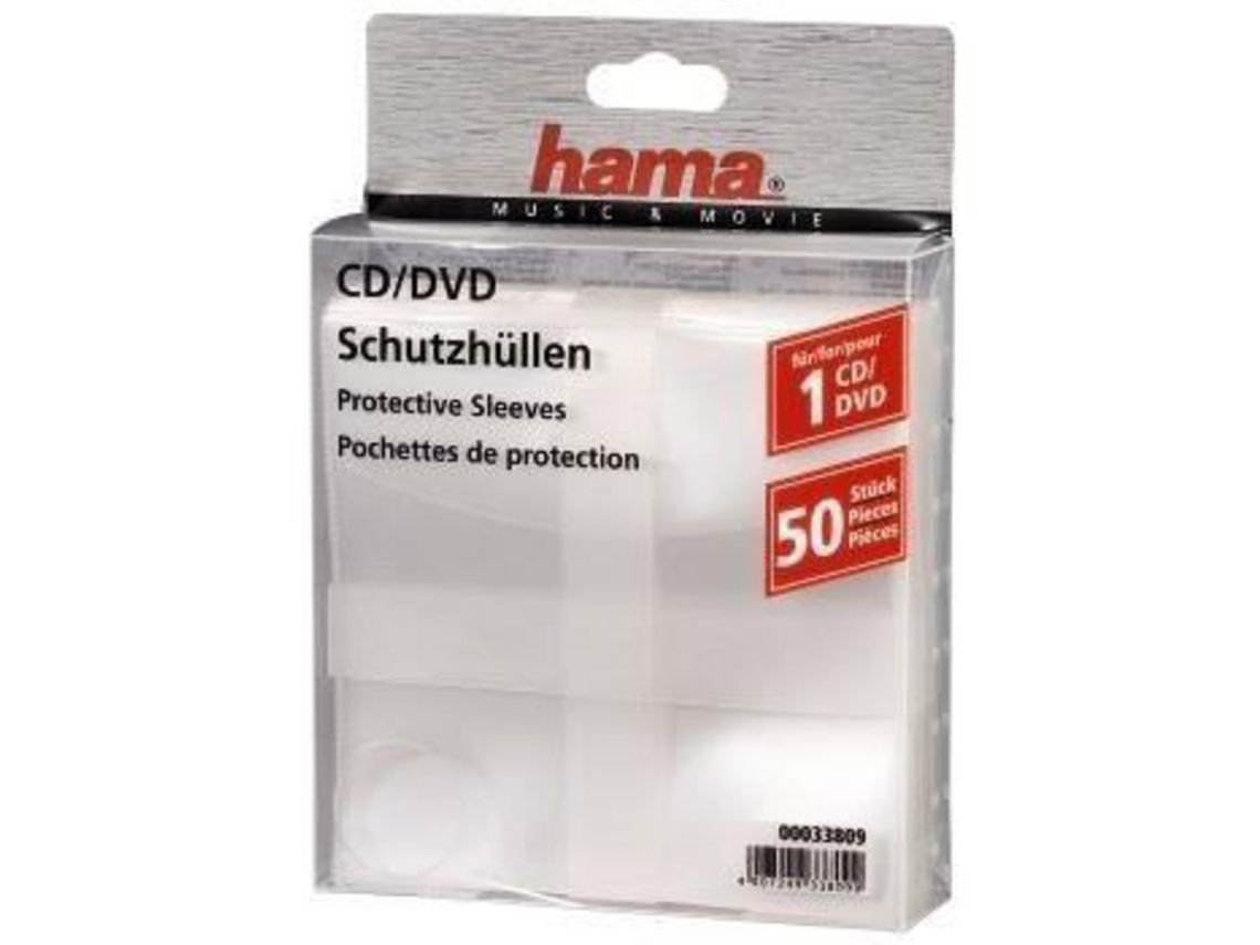 Caixas de Cd/Dvd HAMA 50 Peças…