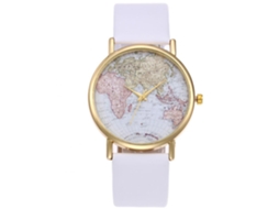 Reloj De Pulsera Unisex Zhoulianfa Con Cinturón Colorido Y Dial Dorado Blanco