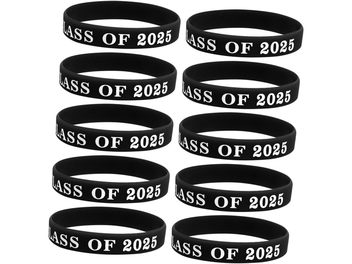 Conjunto de 10 pulseiras para o Festival de Formação do Dia dos Veteranos, Mini Bolas de Futebol, Pulseira Azul para Homens, Pulseiras
