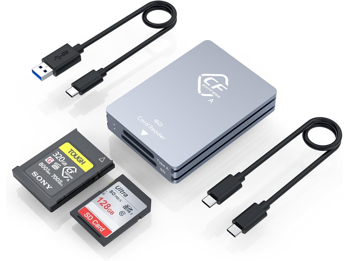 Leitor de Cartão USB C CFexpress Tipo B de Alta Velocidade AQUAFORGE
