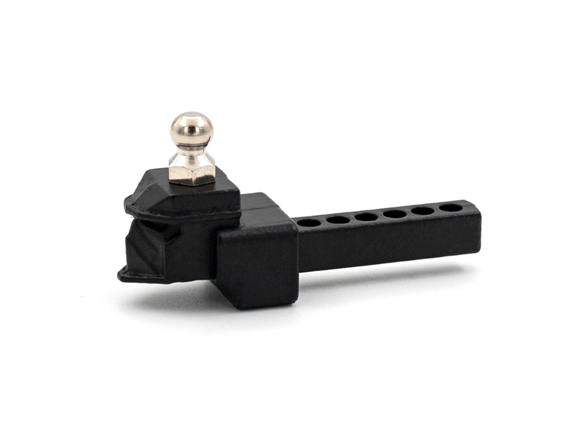Mali acessório Gancho Reboque Hitch Drop para Crawler Controle Remoto 1/10 Axial Scx10 90046 90047 Cc10 Trax4 Preto