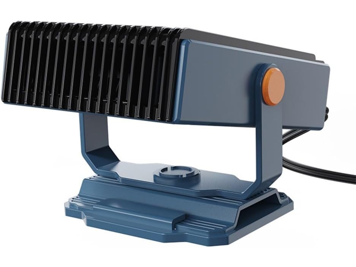 Ventilador Portátil Para Carro Whychstore 12v 150w Rotação De 360° Desembaçador Brisa Remover Neblina E Gelo Design