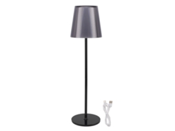 Rebe-lâmpada De Mesa Sem Fio Recarregável 2000mah Led Regulável Controle Táctil Ip54 Impermeável Para Acampamento Quarto Preto