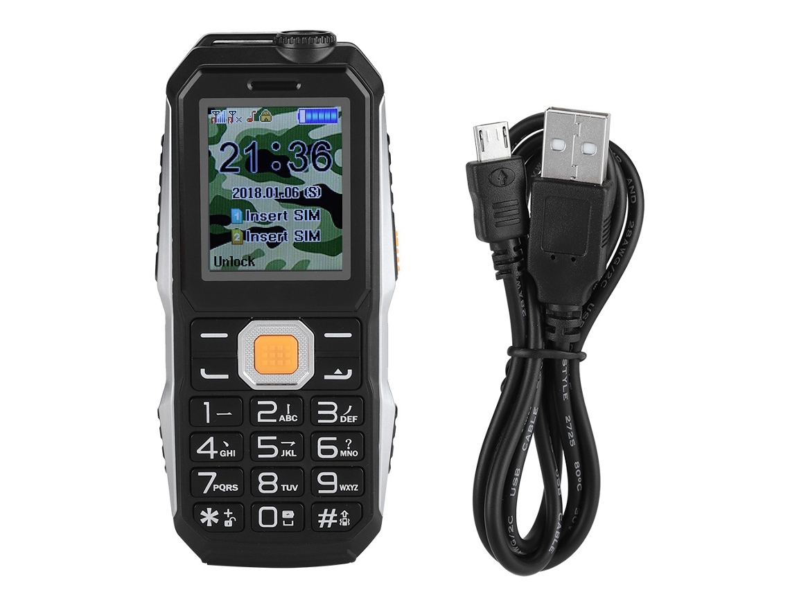 Telefone LAXISCREED Resistente Po Carga Lanterna