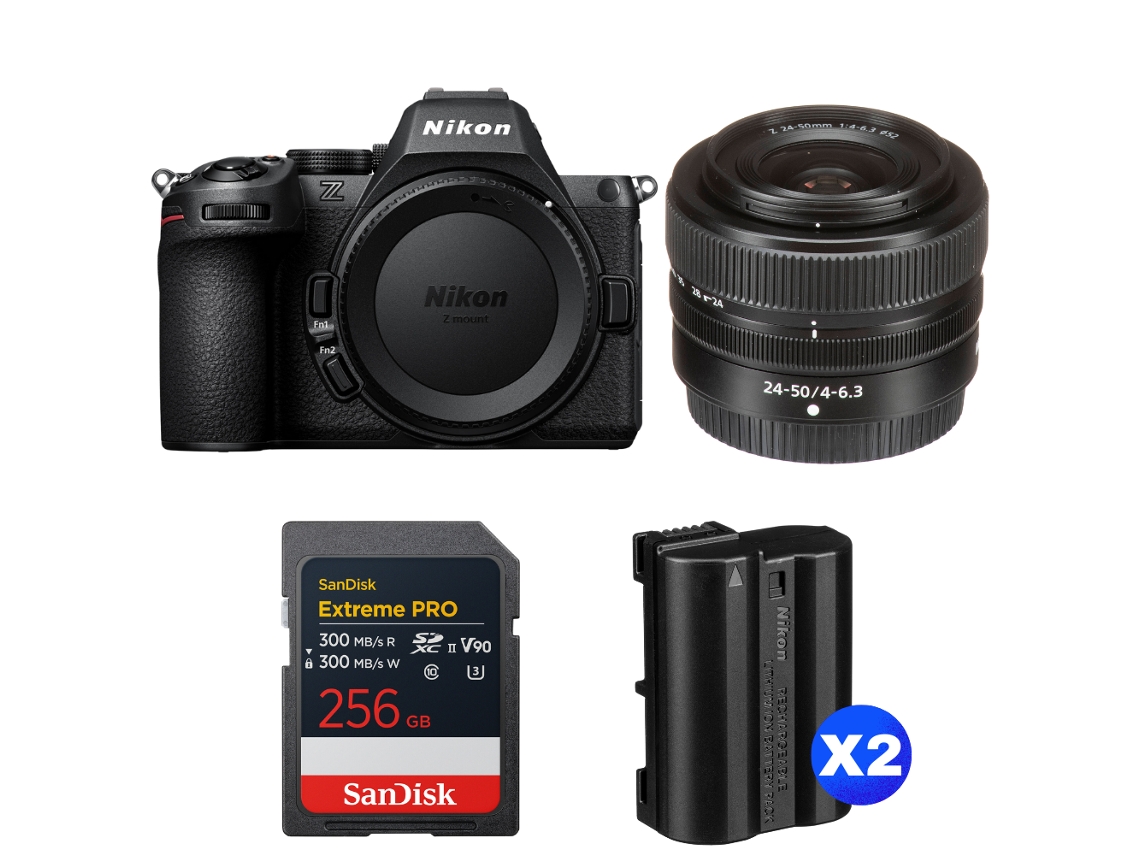 Z5 Ii + 24 50mm F/4 6.3 + 1 Sandisk 256gb Extreme Pro Uhs ii Sdxc + 2 Nikon En el15c + Ebook “20 Dicas para Fotos Que Impressionam” NIKON