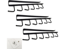 3 Porta copos Suspensos, Ganchos de Armazenamento para Armários Suspensos, Gla BRILVIBERA