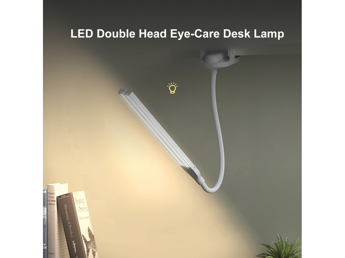 Lâmpada de Mesa Clip Led para Estudo com Carregamento Usb e Proteção para os Olhos | S/MARCA